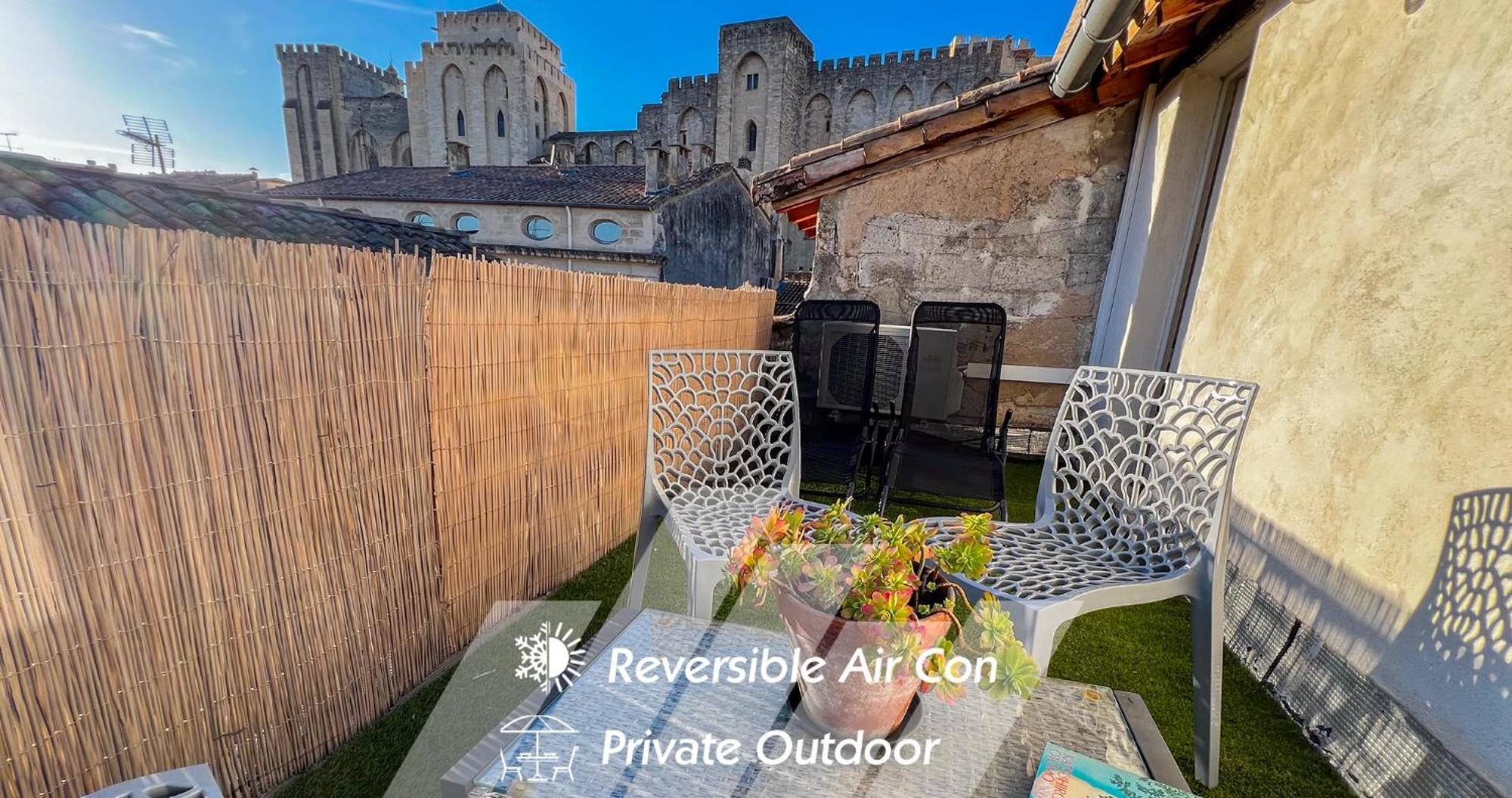 Ac - Private Exterior - Au Pied Du Palais Des Papes! Apartment Авиньон Екстериор снимка